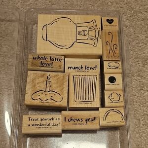 Stampin' Up! Treat Yourself Wooden Stamp Collection